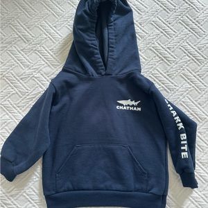 Kids Navy Blue Sweatshirt 12M 1 year baby shark Chatham Cape Cod NEW